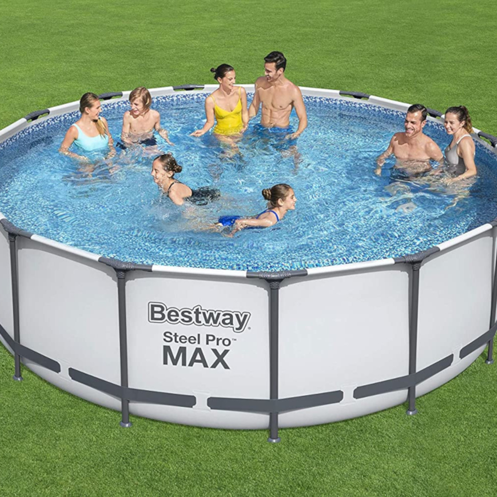 Piscina Fuori Terra BESTWAY Rotonda 56438 Steel Pro Max 457x122cm